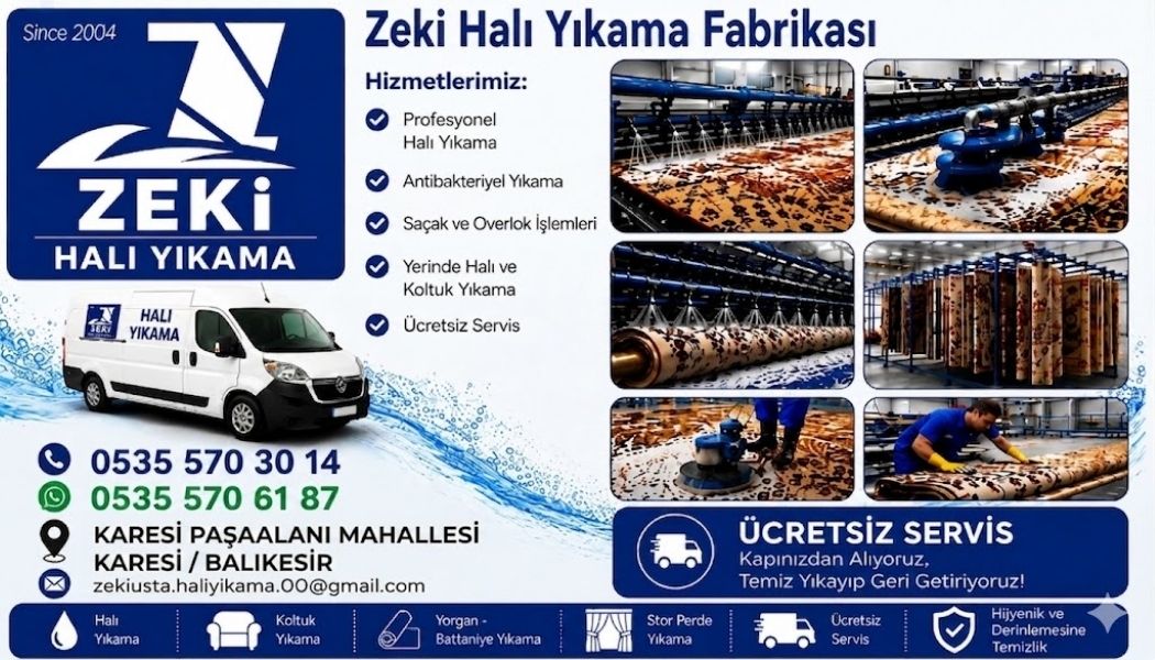 Karesi Paşaalanı Halı Yıkama Profesyonel Temizlik Makalesi